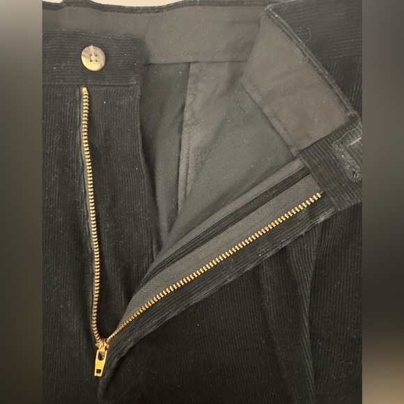 Haggar Men’s Black Corduroy Flat Front Pants Expandable waist W40” x 30”… - Picture 5 of 7
